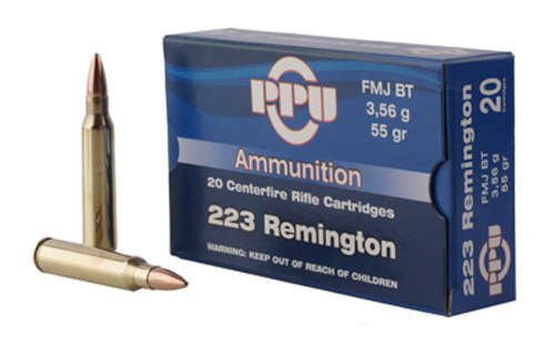 Ammunition Prvi Partizan Rifle 223Rem PPU 223REM SP 55GR 20/1000